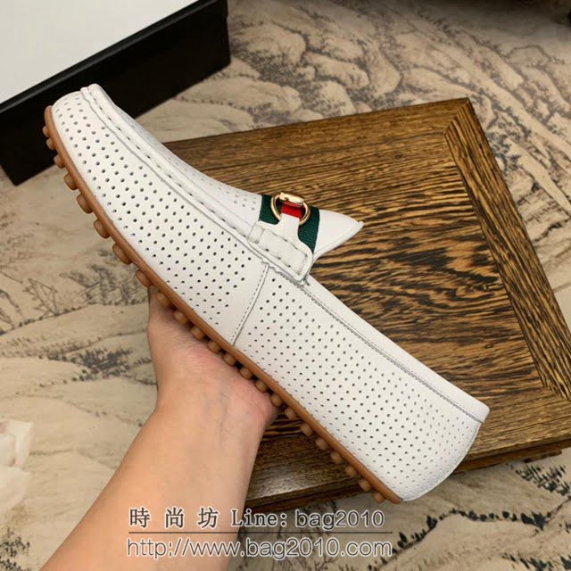 GUCCI男鞋 義大利頂級奢侈男鞋巨頭 2019新款 古馳男士休閒皮鞋 Gucci頂級牛皮男鞋  hdnx1353